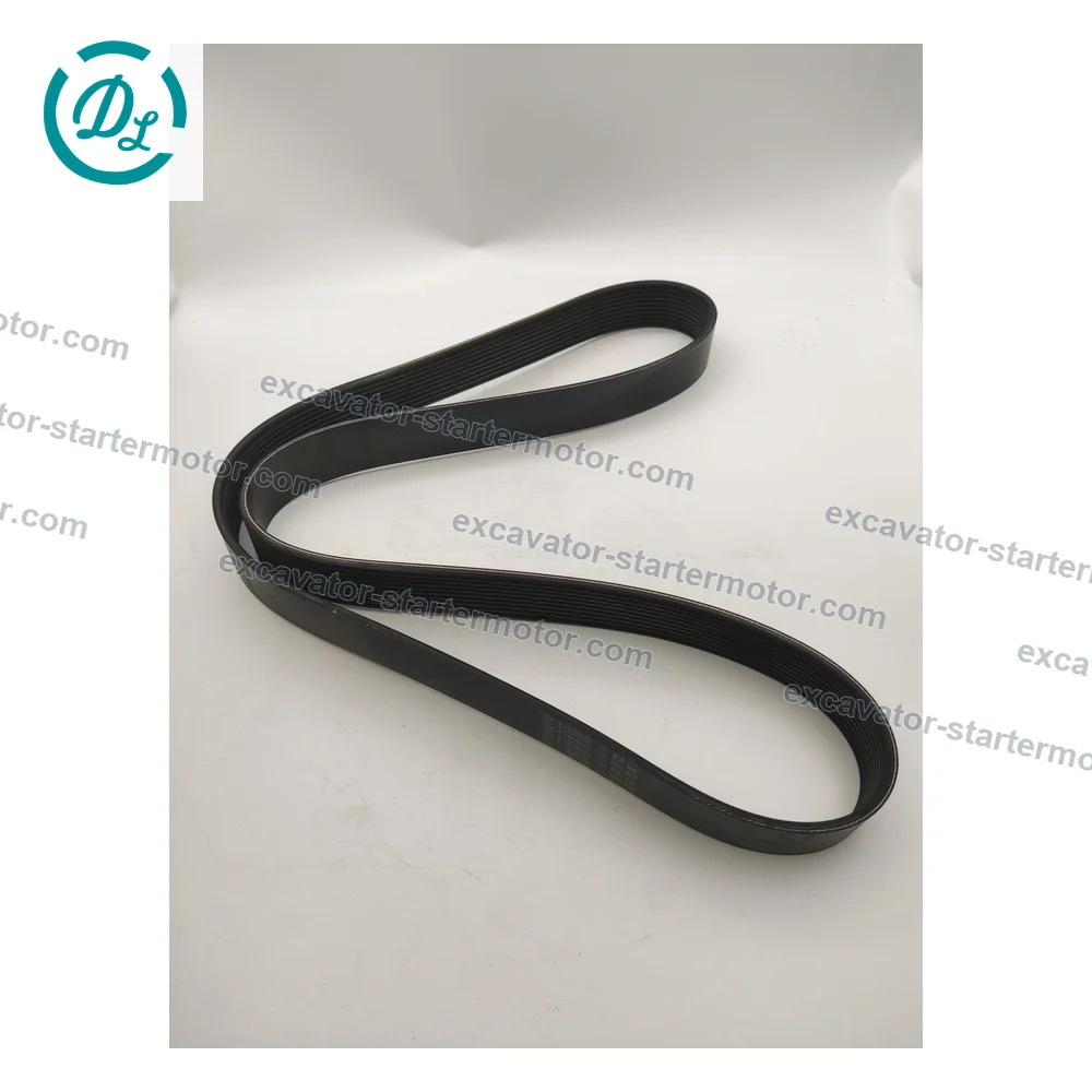15078671 8PK1473 V-Ribbed Fan Belt for Volvo EC210B Excavator, OEM/reference 15078671, 8PK1473 V-Ribbed Belt, product view 2