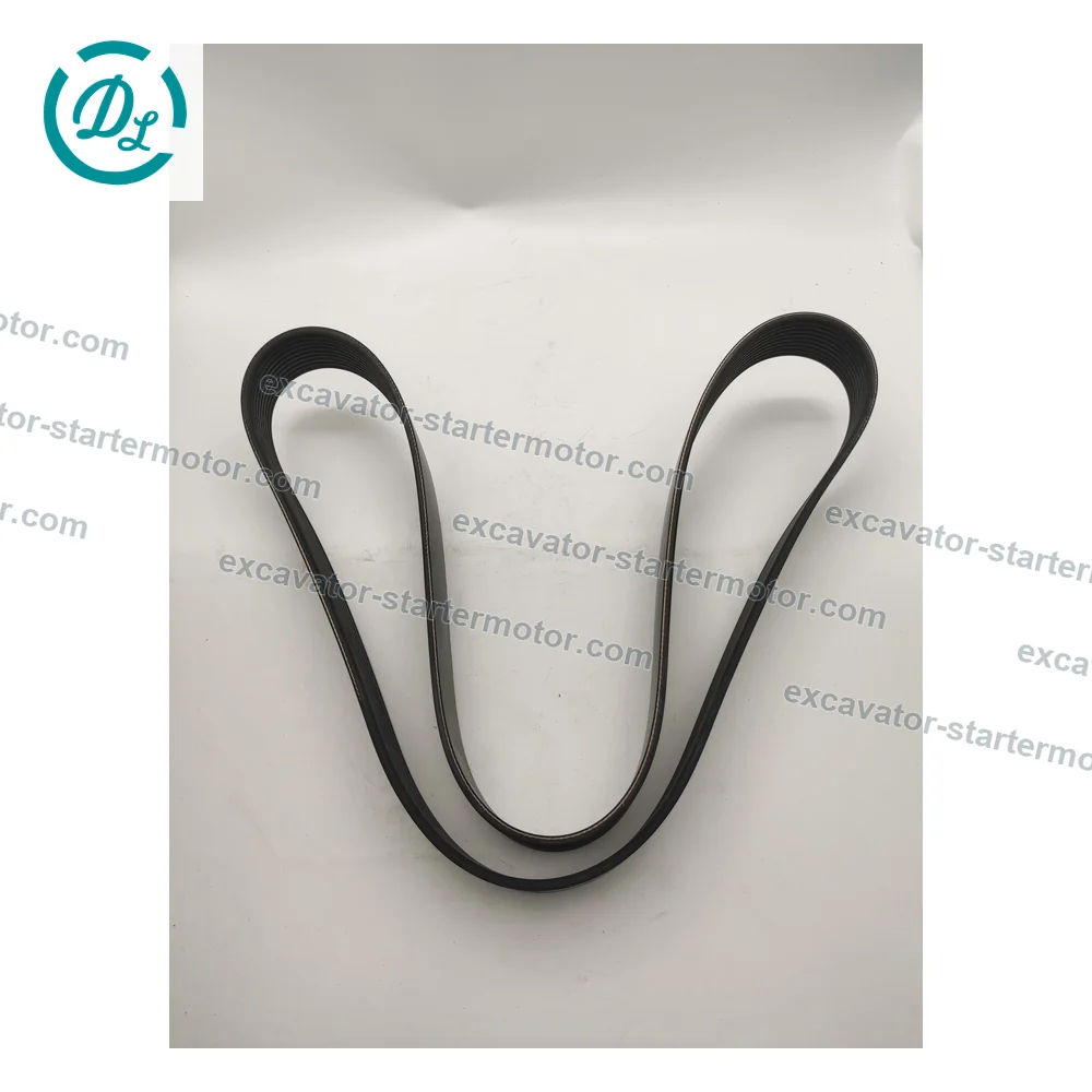 15078671 8PK1473 V-Ribbed Fan Belt for Volvo EC210B Excavator, OEM/reference 15078671, 8PK1473 V-Ribbed Belt, product view 3