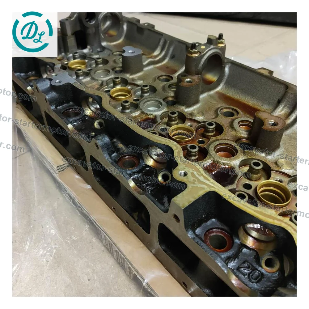 8-97606-992-5 Direct-Injection Cylinder Head for Isuzu 6HK1 Hitachi Excavators, OEM/reference 8-97606-992-5, Direct-Injection Cylinder Head Assembly, product view 3