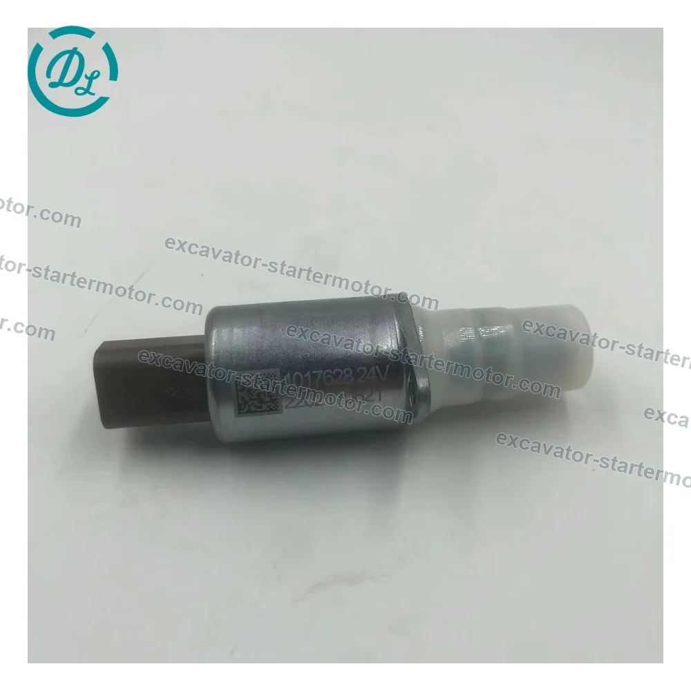 1017628 24V Hydraulic Pump Solenoid Valve for Sany SY215 SY235 SY335, OEM/reference 1017628, 24V Hydraulic Pump Solenoid Valve, product view 4