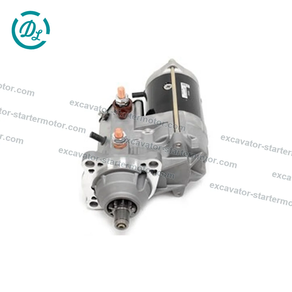 228000-7121 12V 4.0kW 10T Starter for Cat 3126 SAE #3 Wet Clutch, OEM/reference 228000-7121, 12V 4.0kW 10-Tooth Heavy-Duty Starter