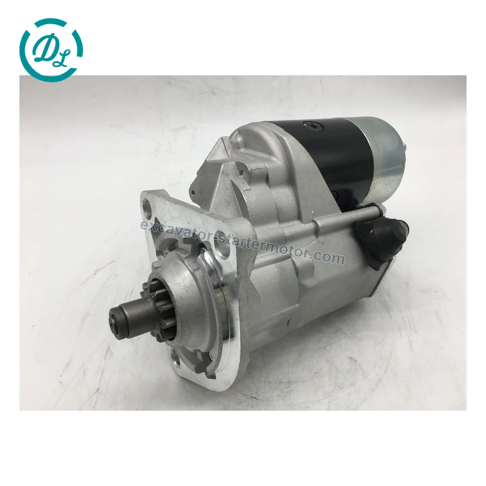 28100-1170 24V 4.5kW 11T Starter for Hino EH700 H07C Engines, OEM/reference 28100-1170, 24V 4.5kW CW 11-Tooth OSGR Starter, product view 2