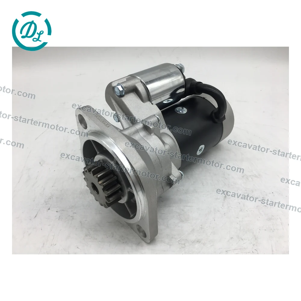 121256-77010 12V 2.0kW 15-Tooth Starter for Yanmar 4TNV88 Komatsu PC35 PC50, OEM/reference 121256-77010, 12V 2.0kW 15-Tooth Starter, product view 2