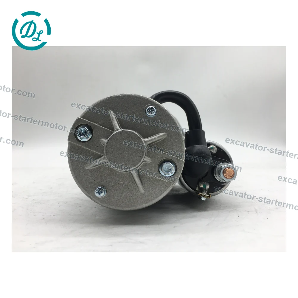 121256-77010 12V 2.0kW 15-Tooth Starter for Yanmar 4TNV88 Komatsu PC35 PC50, OEM/reference 121256-77010, 12V 2.0kW 15-Tooth Starter, product view 5