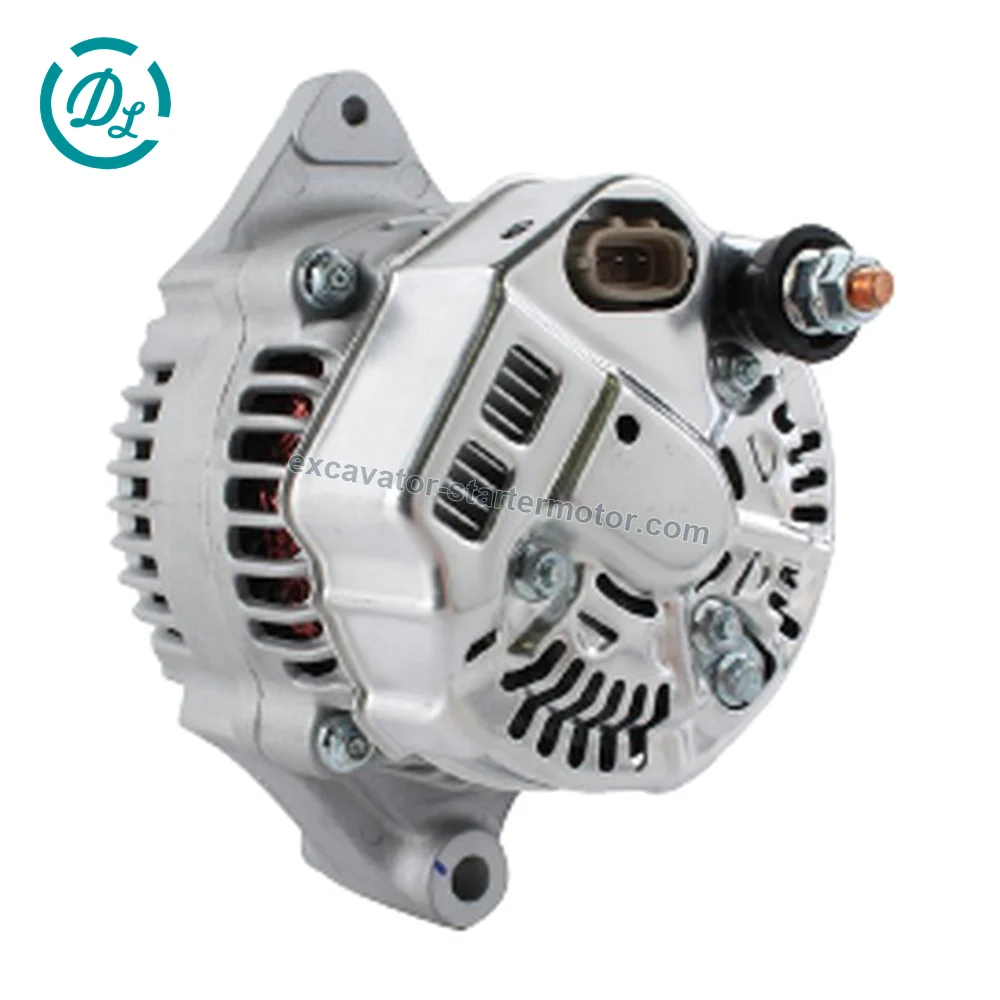 102211-9090 12V 90A Alternator for Case 580 650L 750L 850L, OEM/reference 102211-9090, 12V 90A Alternator
