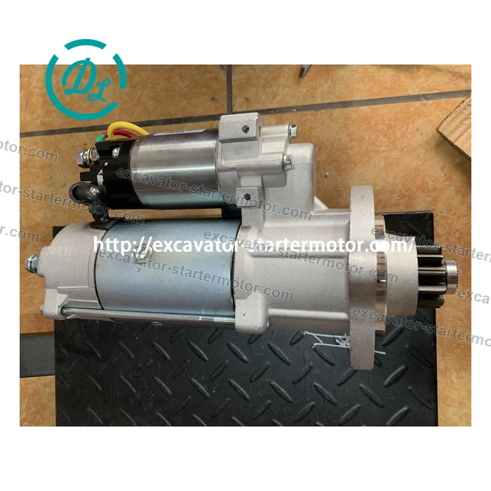 QDJ2818-K 24V 8.0kW 11T Starter for Yuchai 6K Engine Generator Set, OEM/reference QDJ2818-K, 24V 8.0kW 11T Heavy-Duty Starter Motor, product view 4