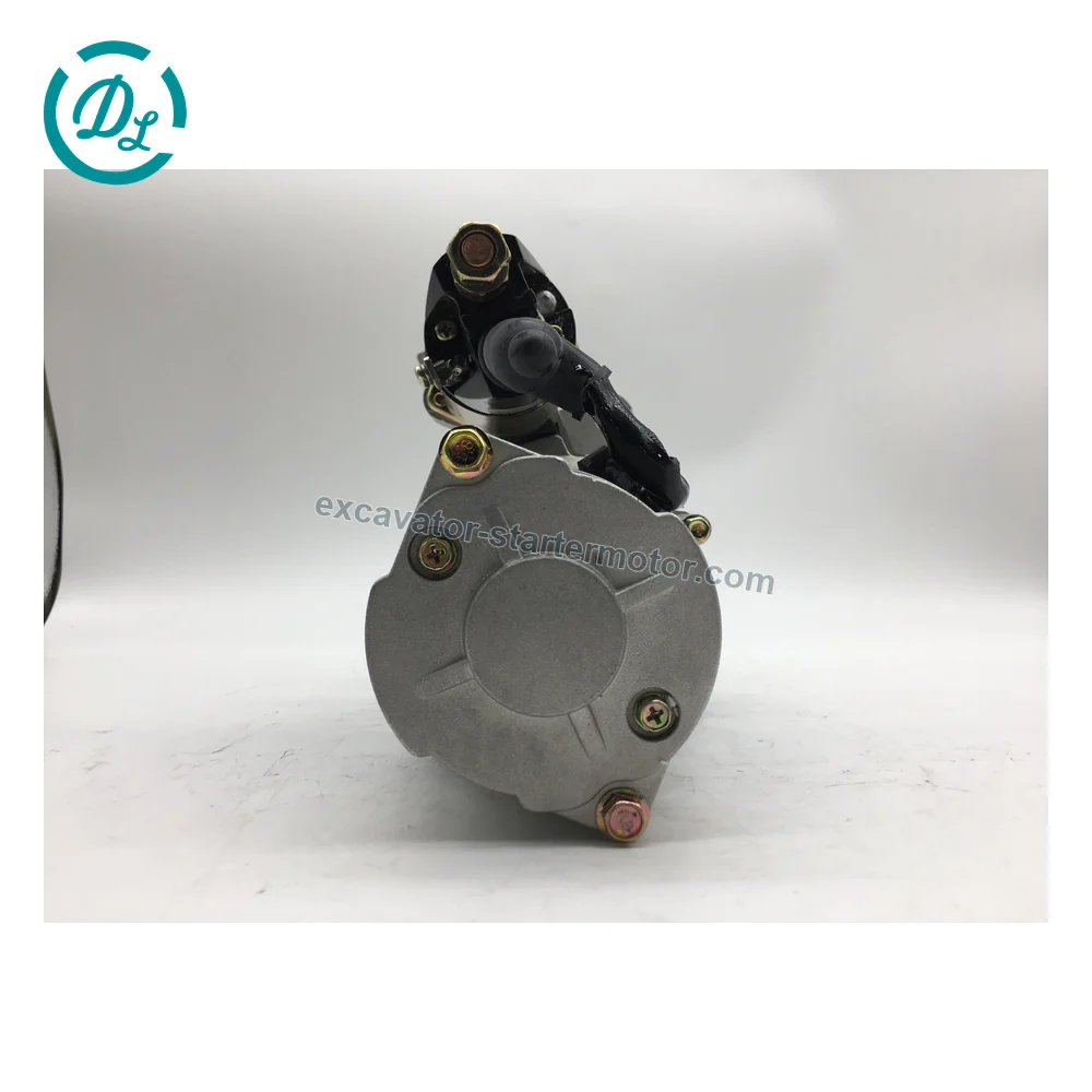 M3T95082 24V 13T Starter for Mitsubishi 6D20 6D22 Engines, OEM/reference M3T95082, 24V 13-Tooth Long-Nose Starter