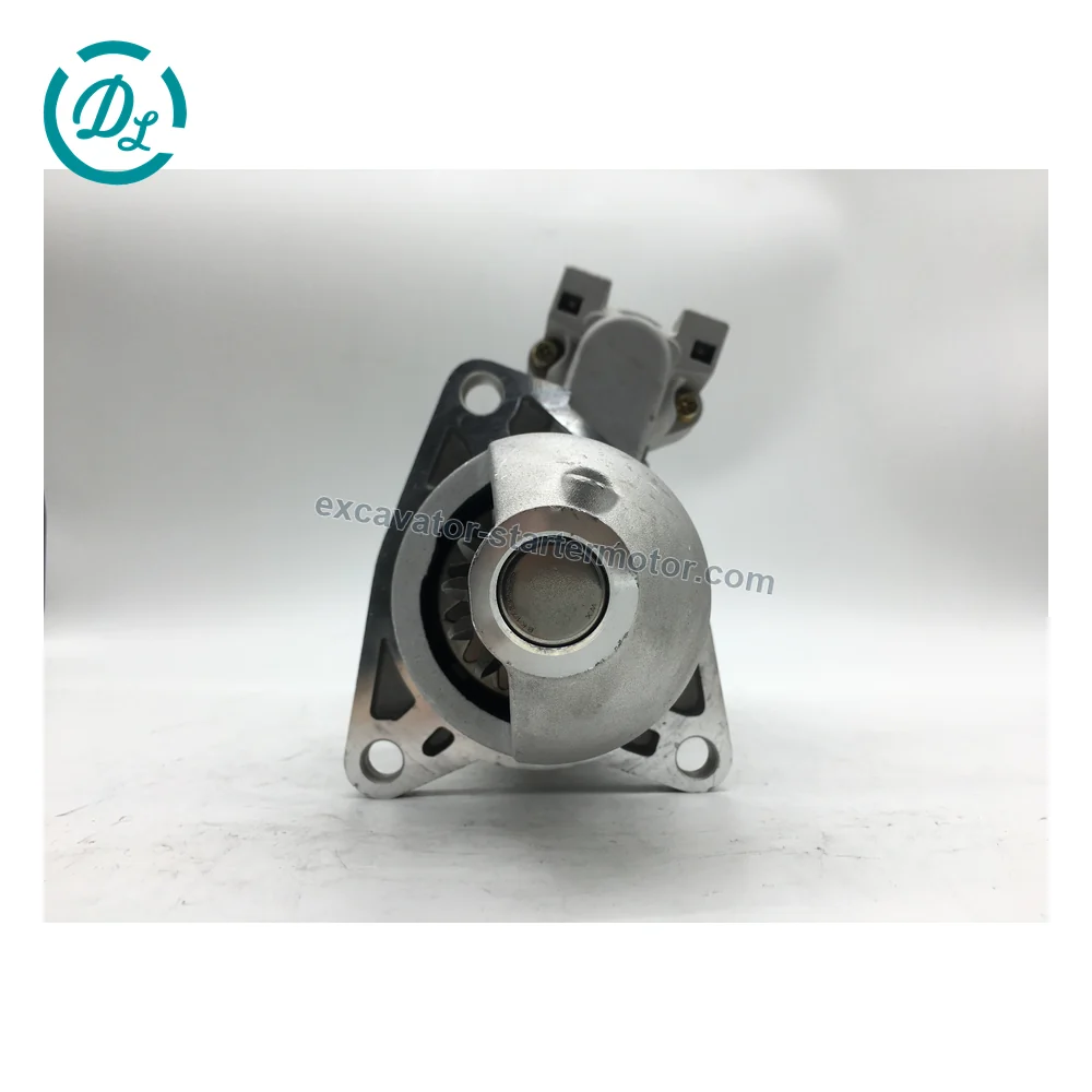 M3T95082 24V 13T Starter for Mitsubishi 6D20 6D22 Engines, OEM/reference M3T95082, 24V 13-Tooth Long-Nose Starter, product view 4
