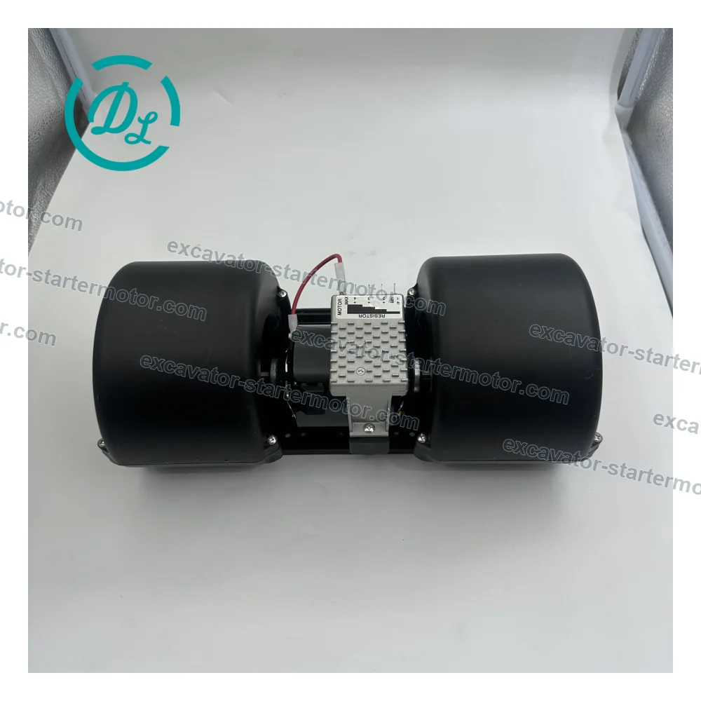 15073261 24V Cab Blower Motor Assembly for Volvo L120F L150F L180F A25F A40F, OEM/reference 15073261, 24V Cab Blower Motor Assembly, product view 2