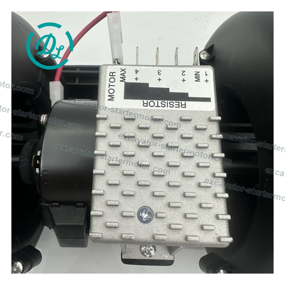 15073261 24V Cab Blower Motor Assembly for Volvo L120F L150F L180F A25F A40F, OEM/reference 15073261, 24V Cab Blower Motor Assembly, product view 5