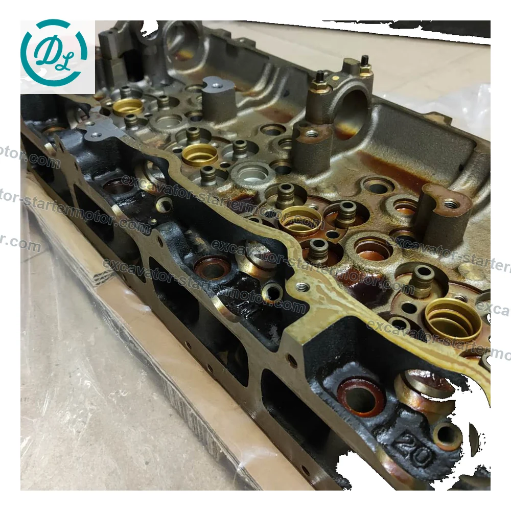 8-98243820-0 Cylinder Head Assembly for Isuzu 6HK1 Case CX300 JCB JS330, OEM/reference 8-98243820-0, 6HK1 Engine Cylinder Head Assembly, product view 3