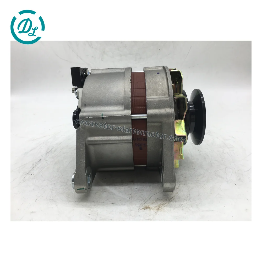 129908-77260 Alternator for Yanmar 4TNV94L-XDB24 Engine, OEM/reference 129908-77260, Engine Alternator Assembly