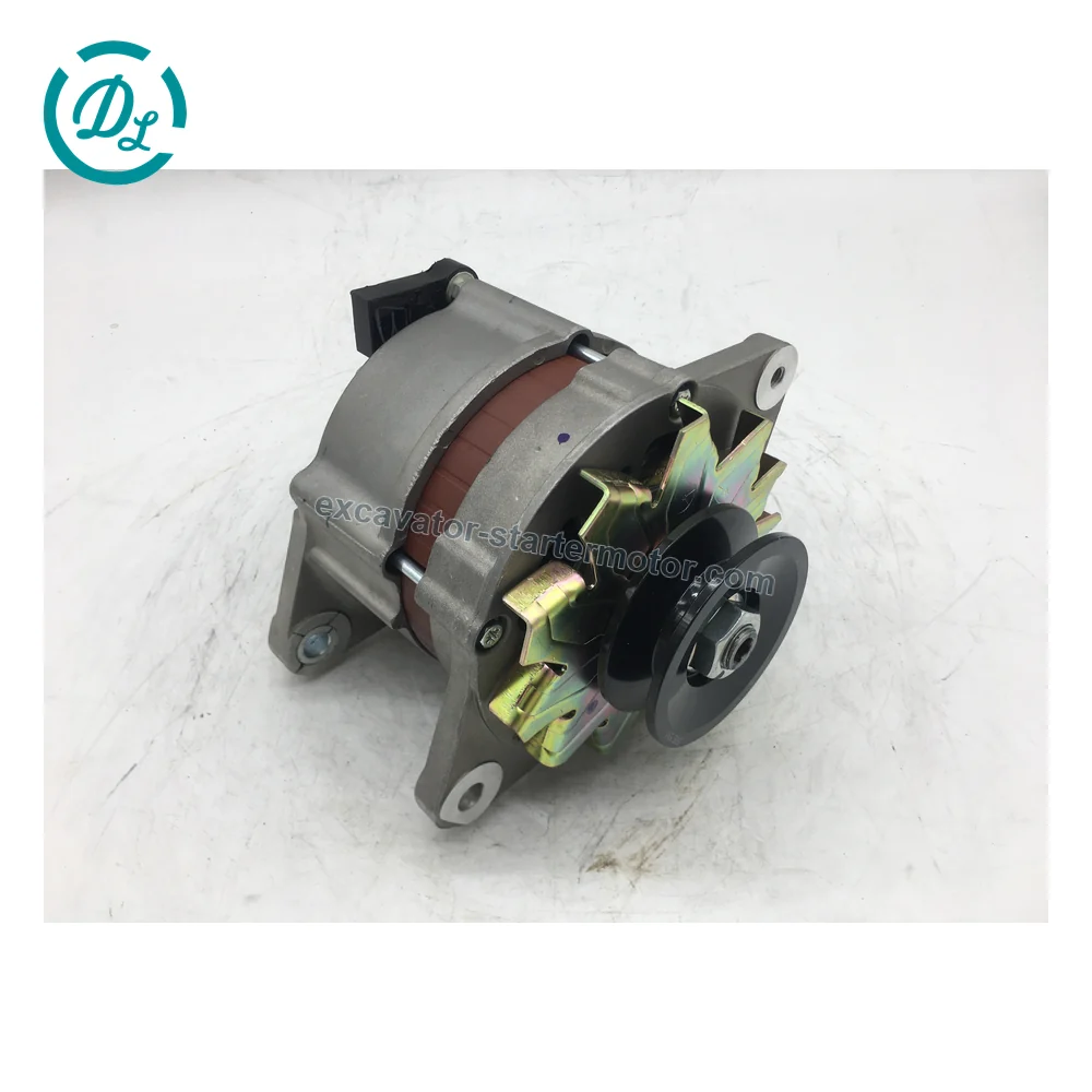 129908-77260 Alternator for Yanmar 4TNV94L-XDB24 Engine, OEM/reference 129908-77260, Engine Alternator Assembly, product view 2