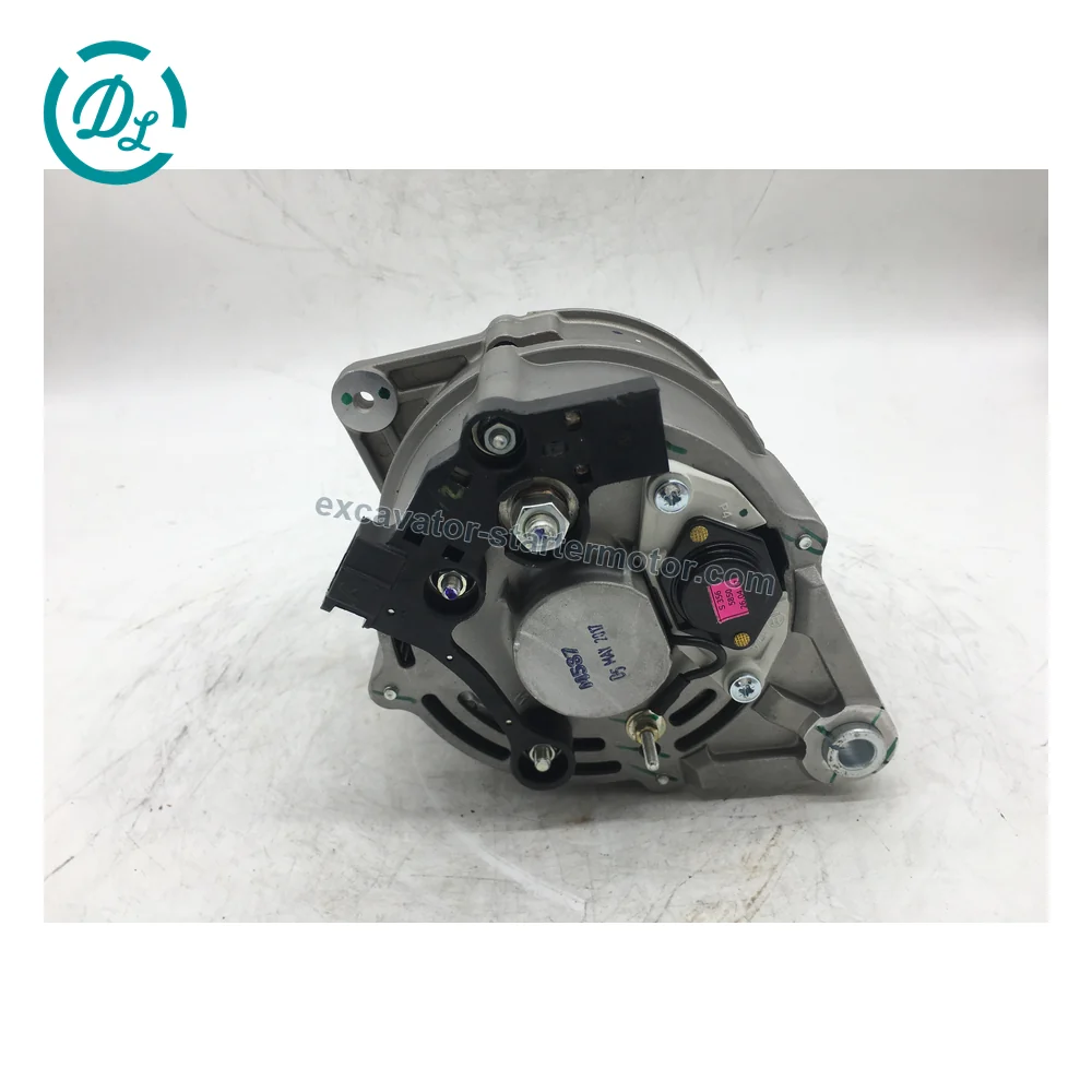 129908-77260 Alternator for Yanmar 4TNV94L-XDB24 Engine, OEM/reference 129908-77260, Engine Alternator Assembly, product view 4