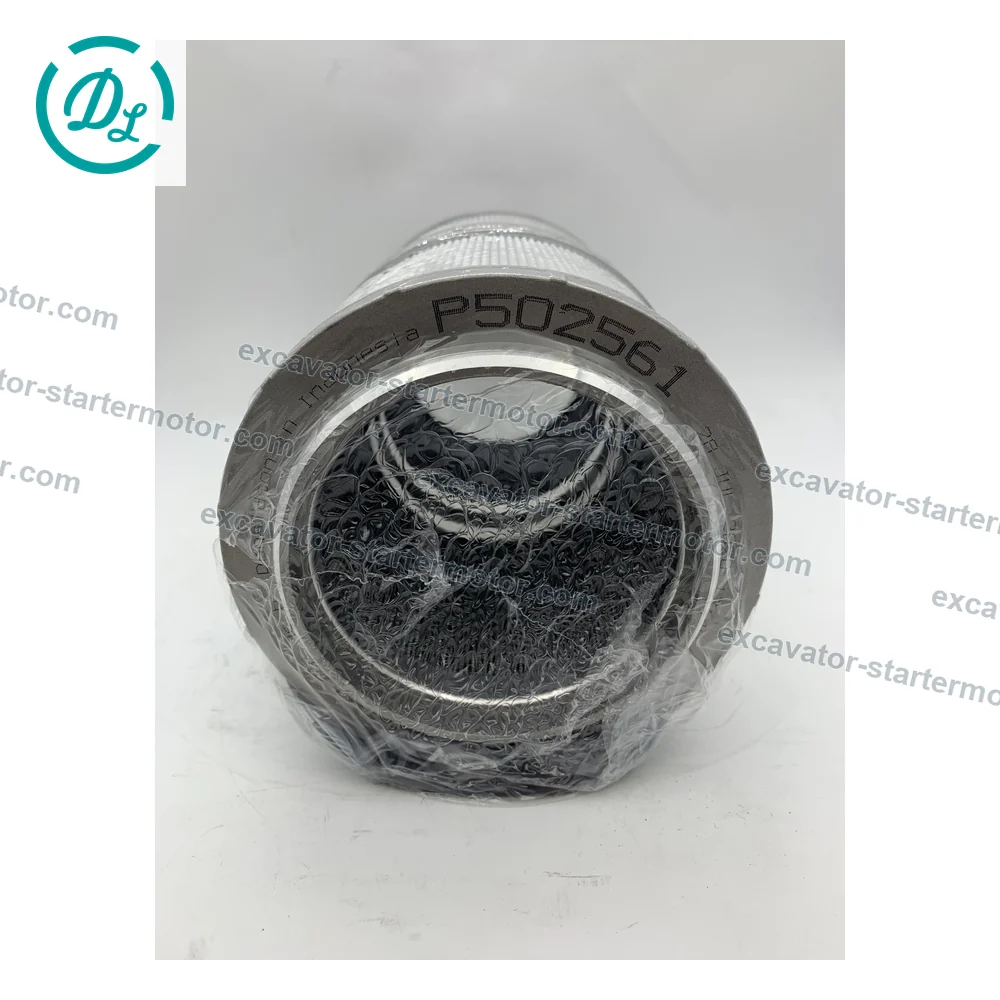 P502561 YN52V01016R610 Hydraulic Filter for Kobelco SK200-6 SK200-8, OEM/reference P502561, Hydraulic Filter Cartridge, product view 2