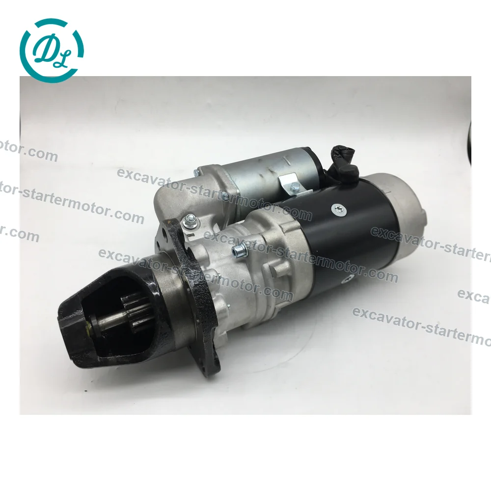600-813-2692 0-21000-4860 24V 7.5kW 11-Tooth Starter for Komatsu 4D130 4D140, OEM/reference 600-813-2692, 24V 7.5kW 11-Tooth Starter, product view 3