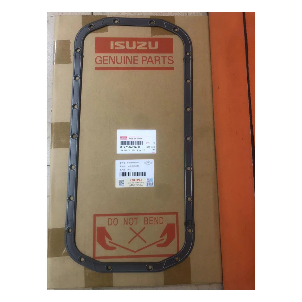 EexcavaStart Oil Pan Gasket for Isuzu 4LB1 4LC1 4LE1 4LE2 8-97314914-0, OEM/reference 8-97314914-0, Oil Pan Gasket
