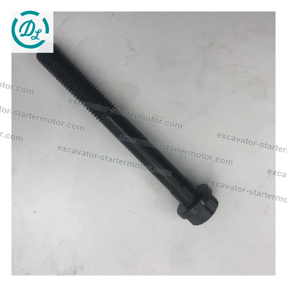 ME011015 M14 x 122 Cylinder Head Bolt for Mitsubishi 4D33 4D34, OEM/reference ME011015, M14 x 122 mm Cylinder Head Bolt