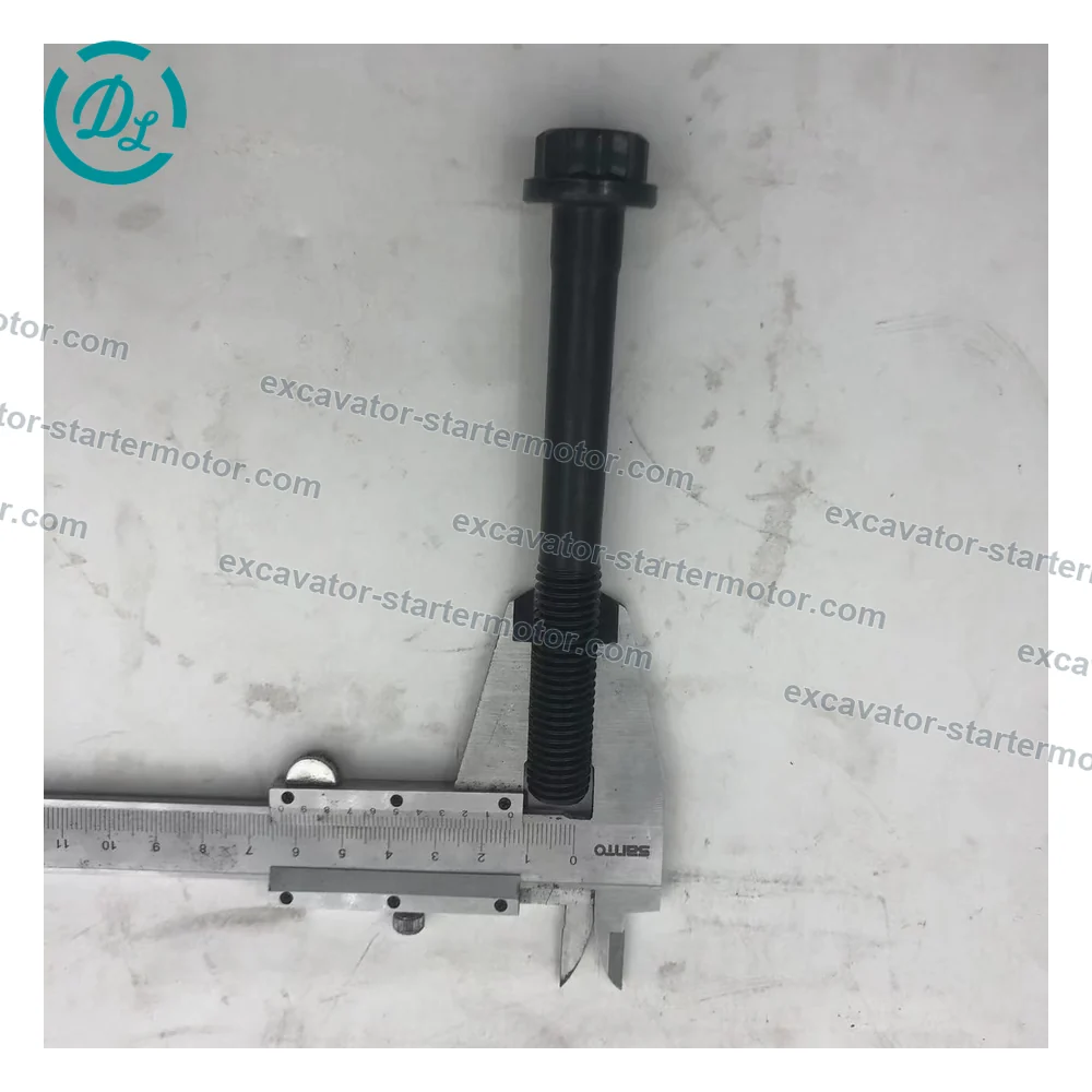 ME011015 M14 x 122 Cylinder Head Bolt for Mitsubishi 4D33 4D34, OEM/reference ME011015, M14 x 122 mm Cylinder Head Bolt, product view 3