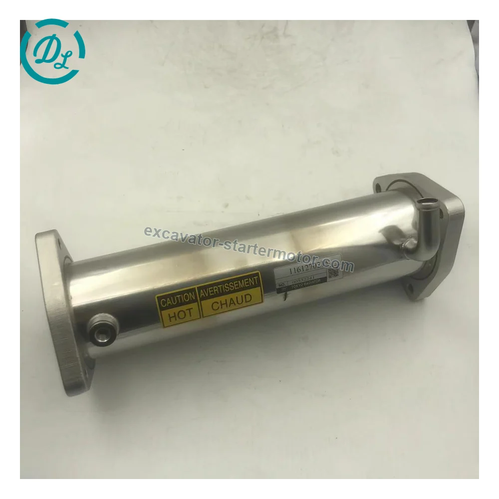 1-16127021-5 EGR Cooler for Isuzu 6WG1 Hitachi ZX450-3 ZX650-3 ZX870-3, OEM/reference 1-16127021-5, Exhaust Gas Recirculation Cooler, product view 4