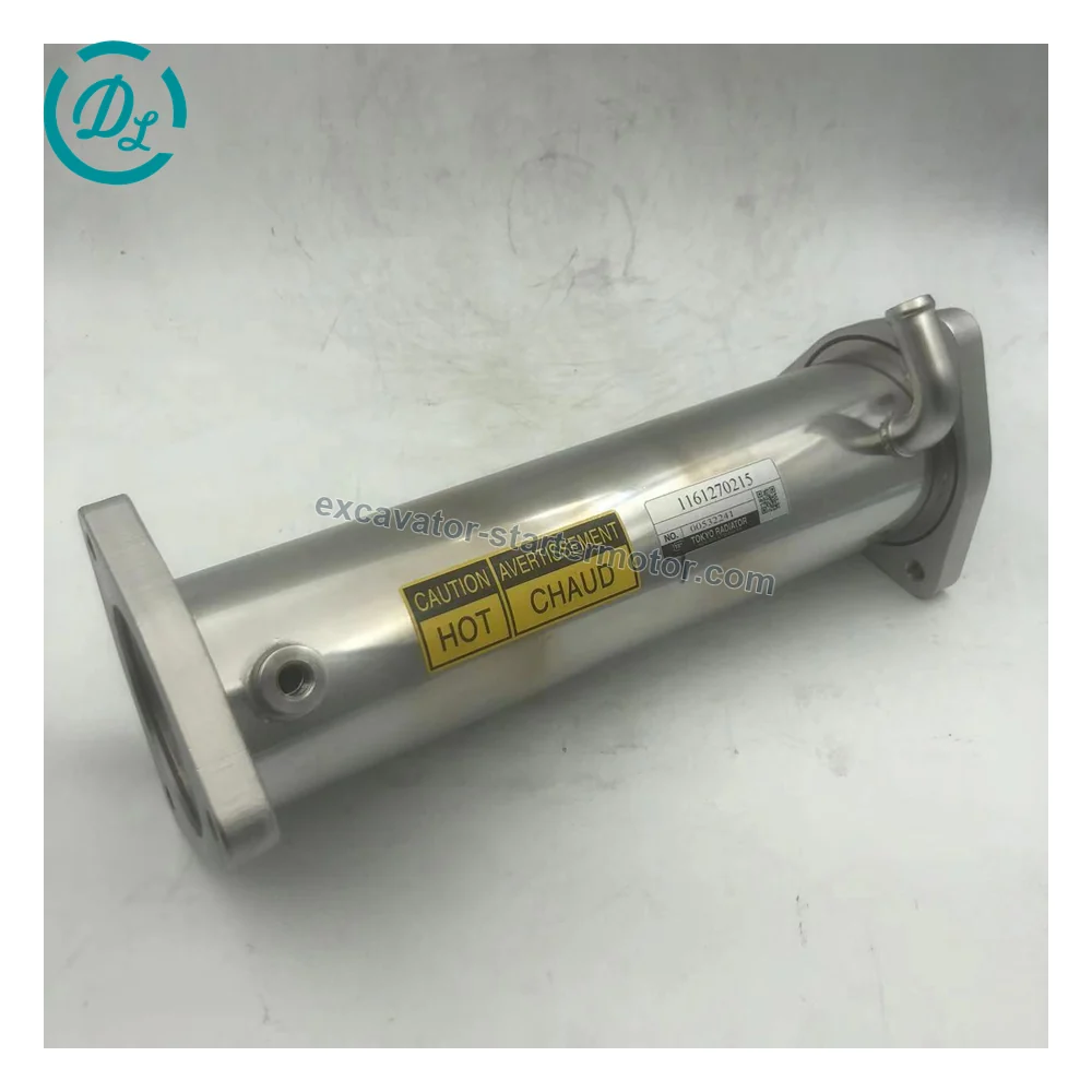 1-16127021-5 EGR Cooler for Isuzu 6WG1 Hitachi ZX450-3 ZX650-3 ZX870-3, OEM/reference 1-16127021-5, Exhaust Gas Recirculation Cooler, product view 5