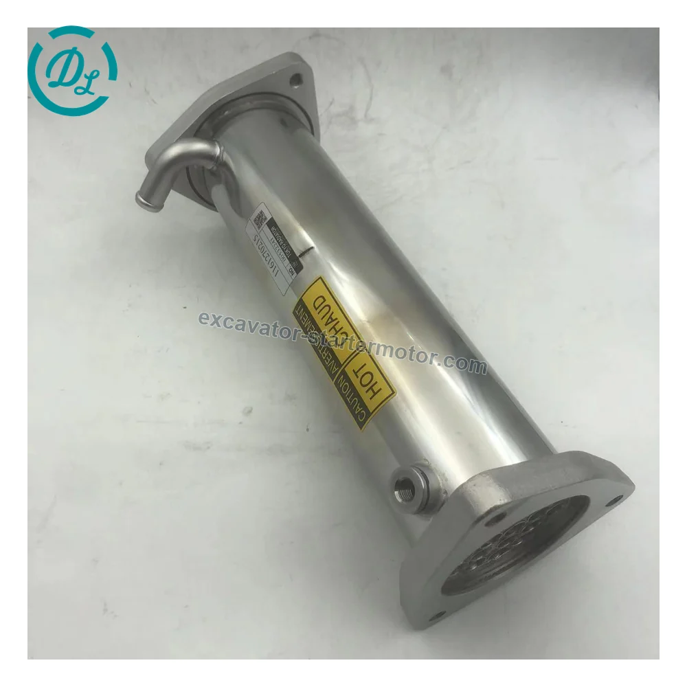1-16127021-5 EGR Cooler for Isuzu 6WG1 Hitachi ZX450-3 ZX650-3 ZX870-3, OEM/reference 1-16127021-5, Exhaust Gas Recirculation Cooler, product view 6