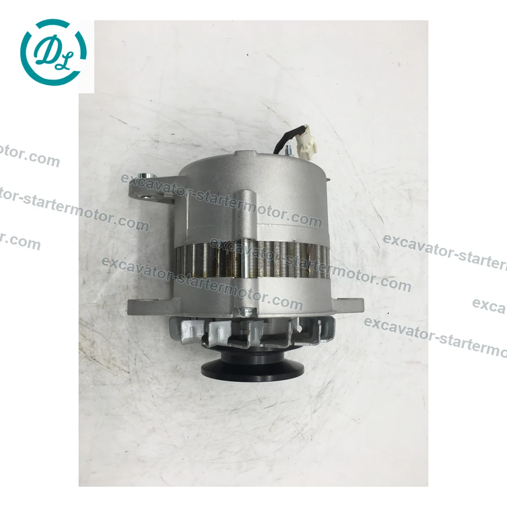 8970222111 24V 30A Alternator for Isuzu 4BD1 4BD1T 4BG1 Engines, OEM/reference 8970222111, 24V 30A Single-Groove Alternator, product view 2