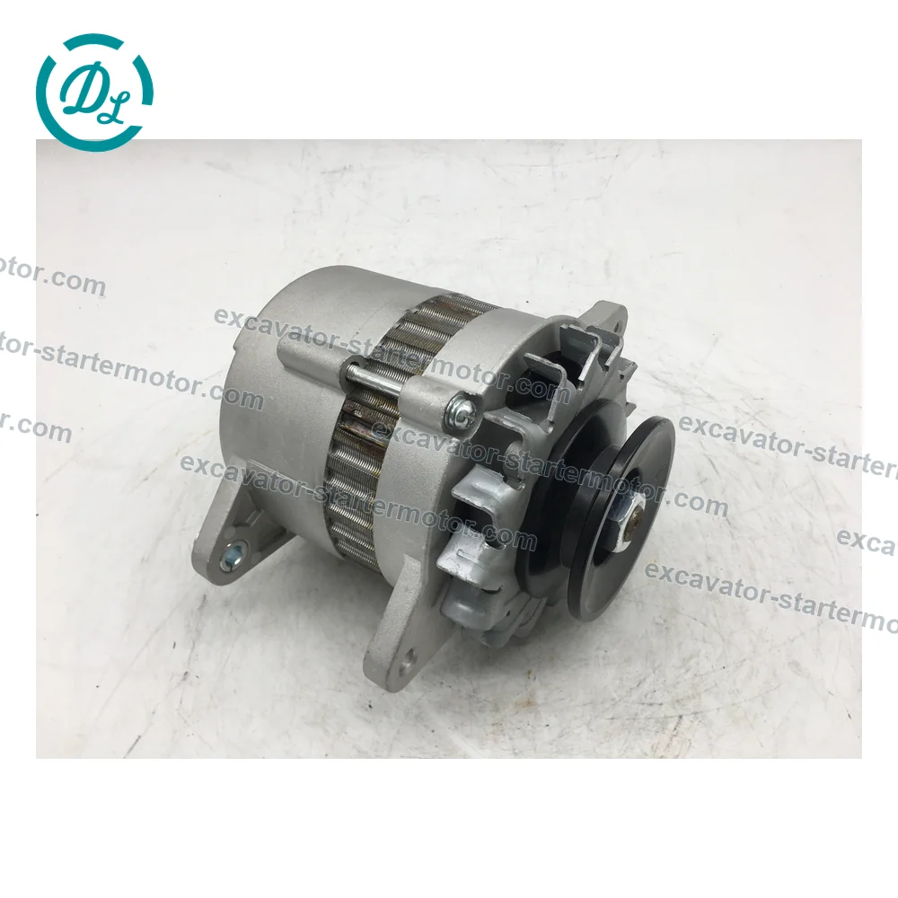 8970222111 24V 30A Alternator for Isuzu 4BD1 4BD1T 4BG1 Engines, OEM/reference 8970222111, 24V 30A Single-Groove Alternator, product view 3