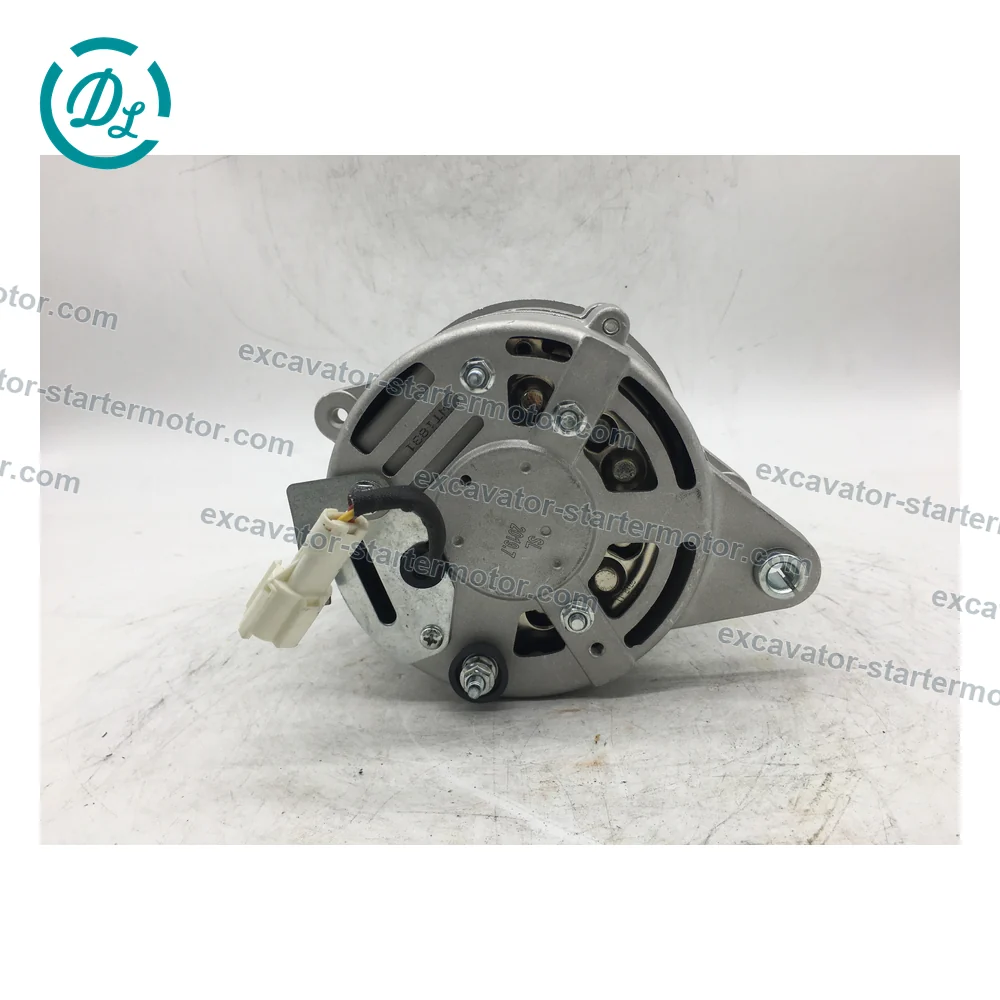 8970222111 24V 30A Alternator for Isuzu 4BD1 4BD1T 4BG1 Engines, OEM/reference 8970222111, 24V 30A Single-Groove Alternator, product view 7