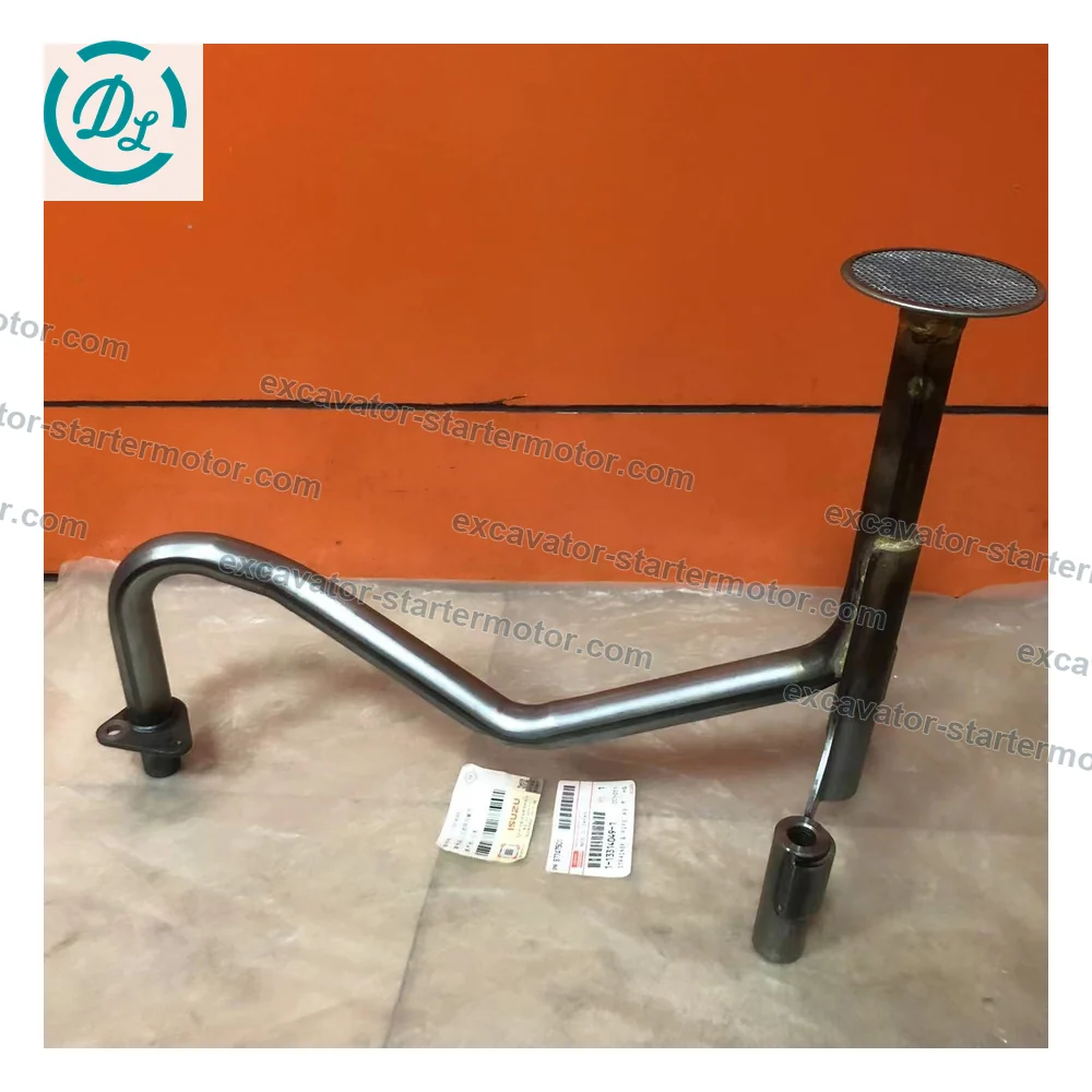 1-13314049-1 Engine Oil Strainer and Suction Pipe Assembly for Isuzu 6HK1, OEM/reference 1-13314049-1, Engine Oil Strainer and Suction Pipe Assembly, product view 6