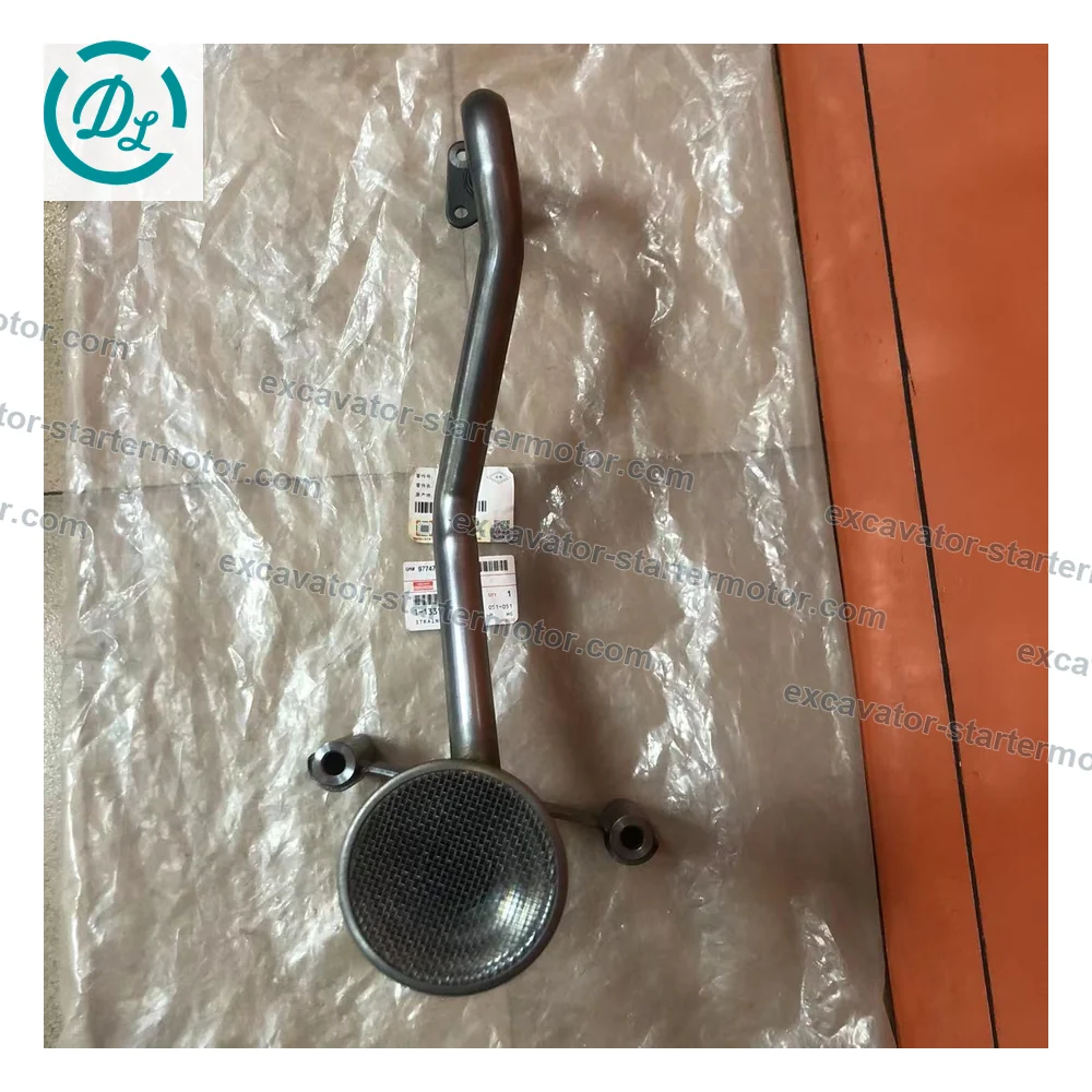 1-13314049-1 Engine Oil Strainer and Suction Pipe Assembly for Isuzu 6HK1, OEM/reference 1-13314049-1, Engine Oil Strainer and Suction Pipe Assembly, product view 7