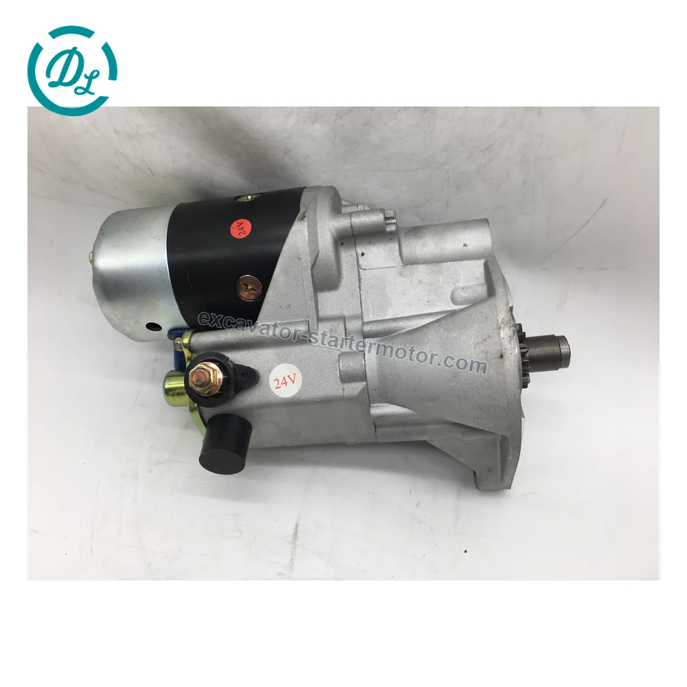 128000-1570 24V 4.5kW 11-Tooth Starter for Toyota 11B 13B 14B 15B, OEM/reference 128000-1570, 24V 4.5kW 11-Tooth Starter, product view 4