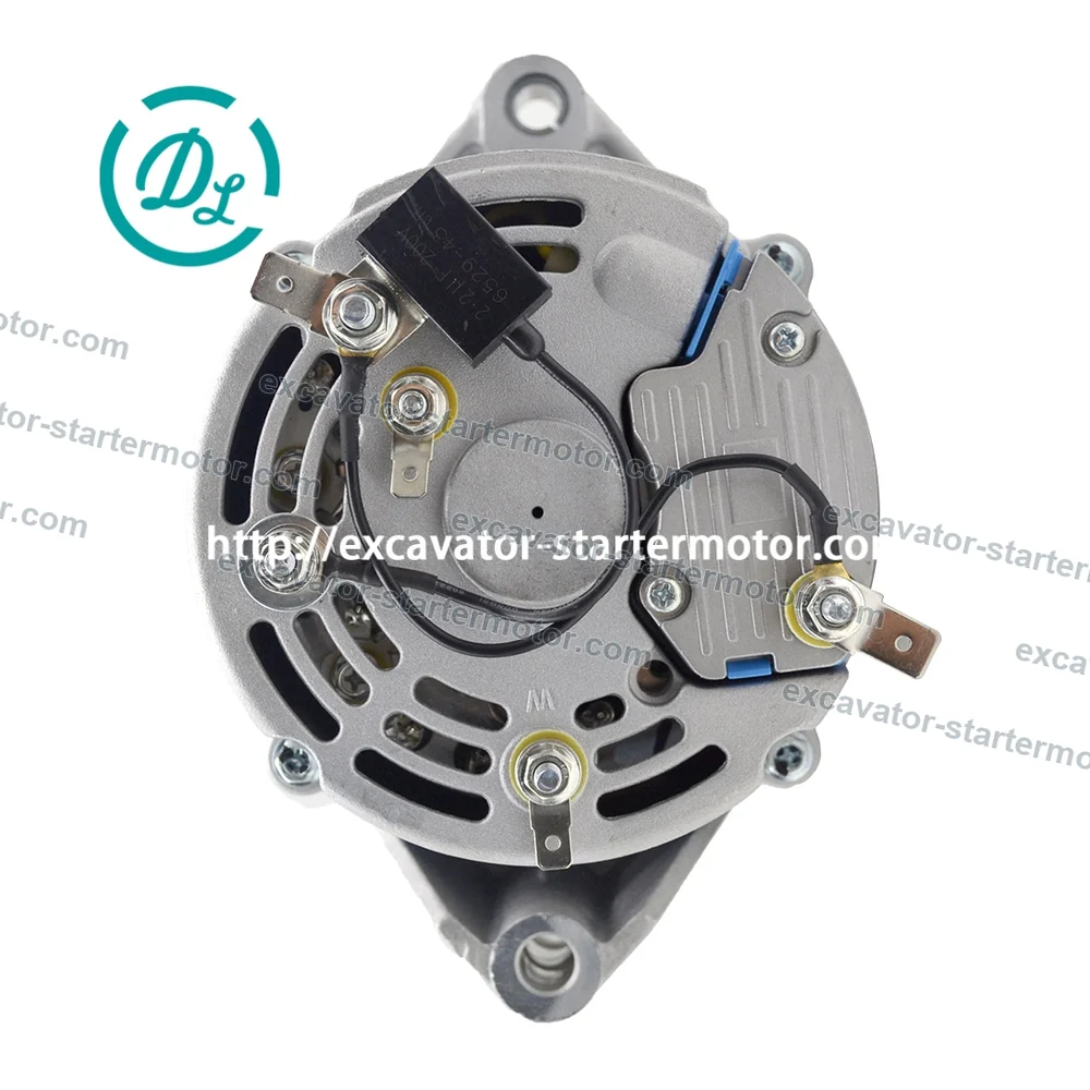 66021507 24V 55A Alternator for Cummins L10 and Perkins 1000 Series, OEM/reference 66021507, 24V 55A Alternator, product view 2