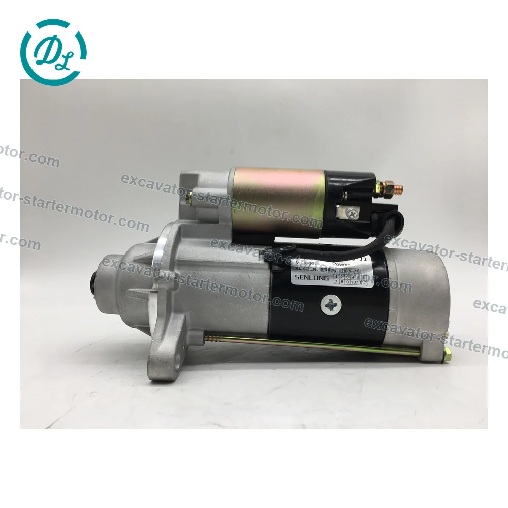 M008T60071 24V 5.0kW 11-Tooth Starter for Mitsubishi 6D16 6D17, OEM/reference M008T60071, 24V 5.0kW 11-Tooth Starter