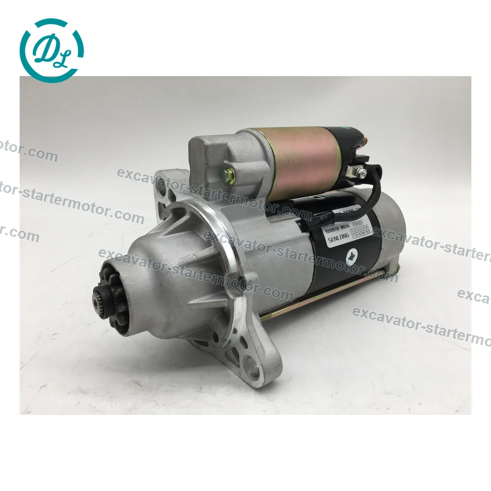 M008T60071 24V 5.0kW 11-Tooth Starter for Mitsubishi 6D16 6D17, OEM/reference M008T60071, 24V 5.0kW 11-Tooth Starter, product view 3