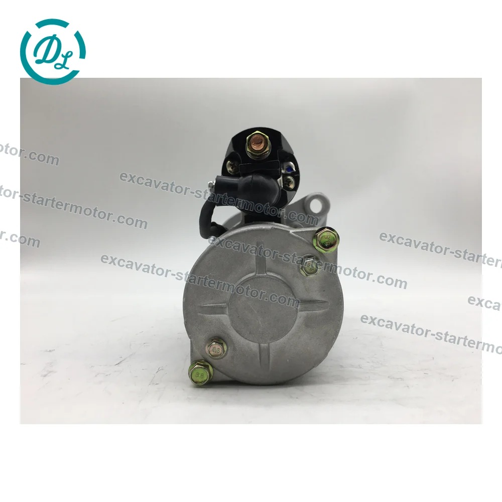M008T60071 24V 5.0kW 11-Tooth Starter for Mitsubishi 6D16 6D17, OEM/reference M008T60071, 24V 5.0kW 11-Tooth Starter, product view 6