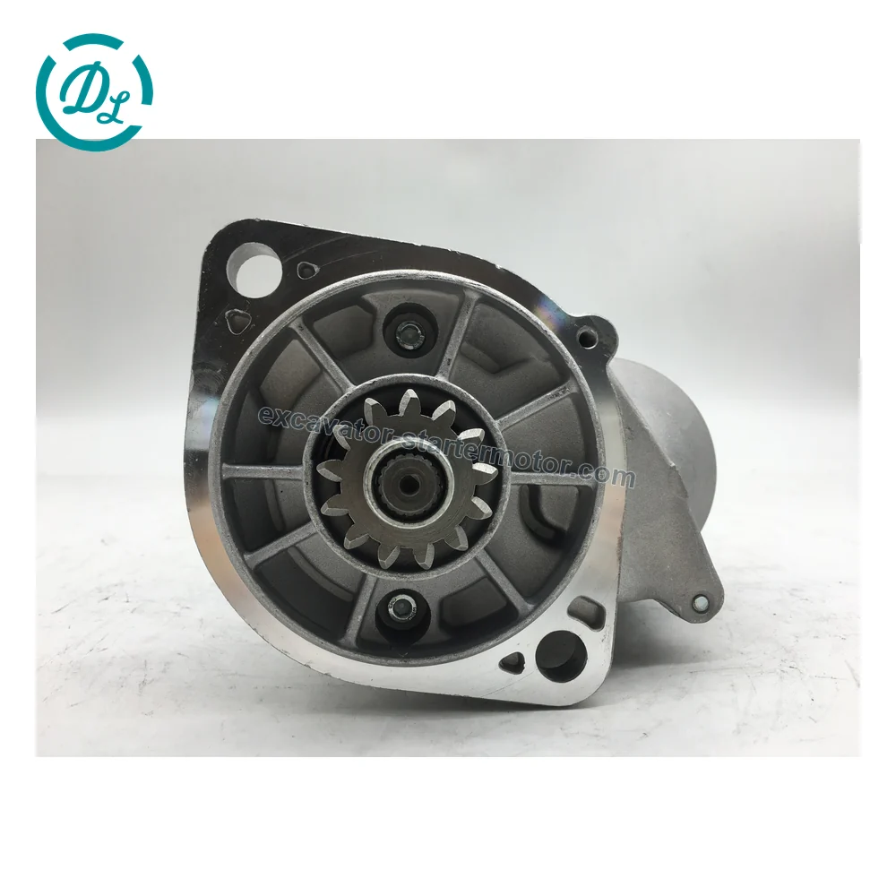 129407-77010 12V 1.4kW 13T Starter for Yanmar 4TNV84T 4TNV88, OEM/reference 129407-77010, 12V 1.4kW 13-Tooth Starter, product view 2