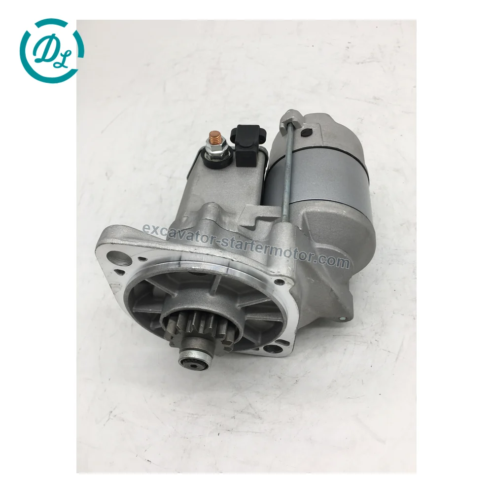 129407-77010 12V 1.4kW 13T Starter for Yanmar 4TNV84T 4TNV88, OEM/reference 129407-77010, 12V 1.4kW 13-Tooth Starter, product view 3