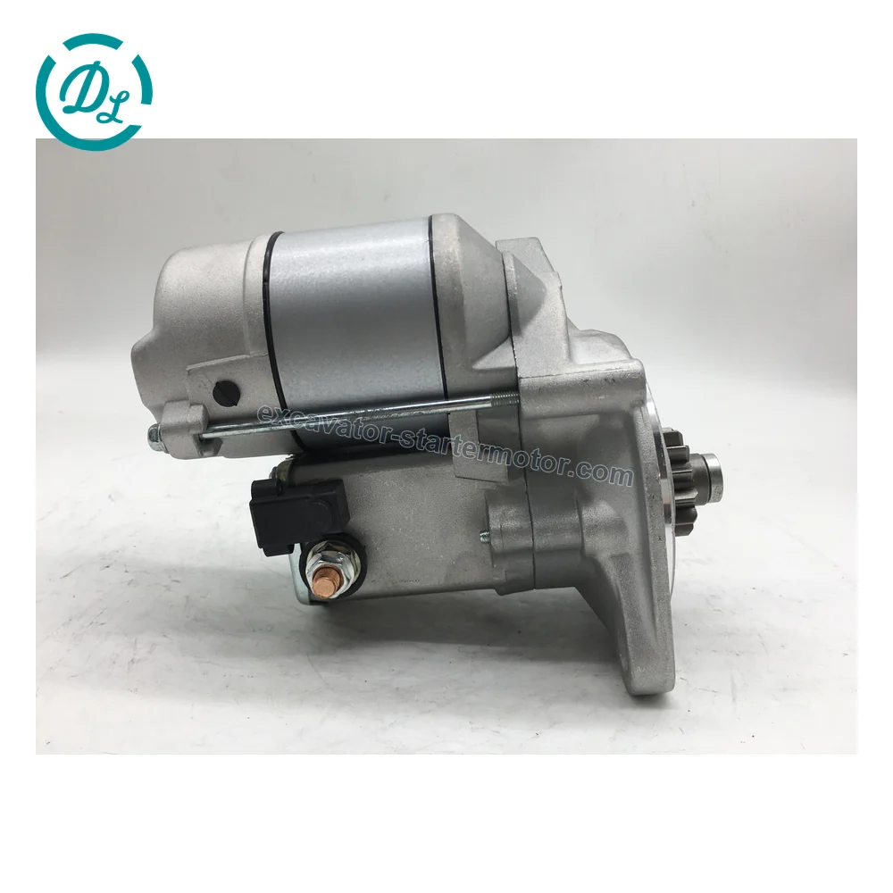 129407-77010 12V 1.4kW 13T Starter for Yanmar 4TNV84T 4TNV88, OEM/reference 129407-77010, 12V 1.4kW 13-Tooth Starter, product view 4