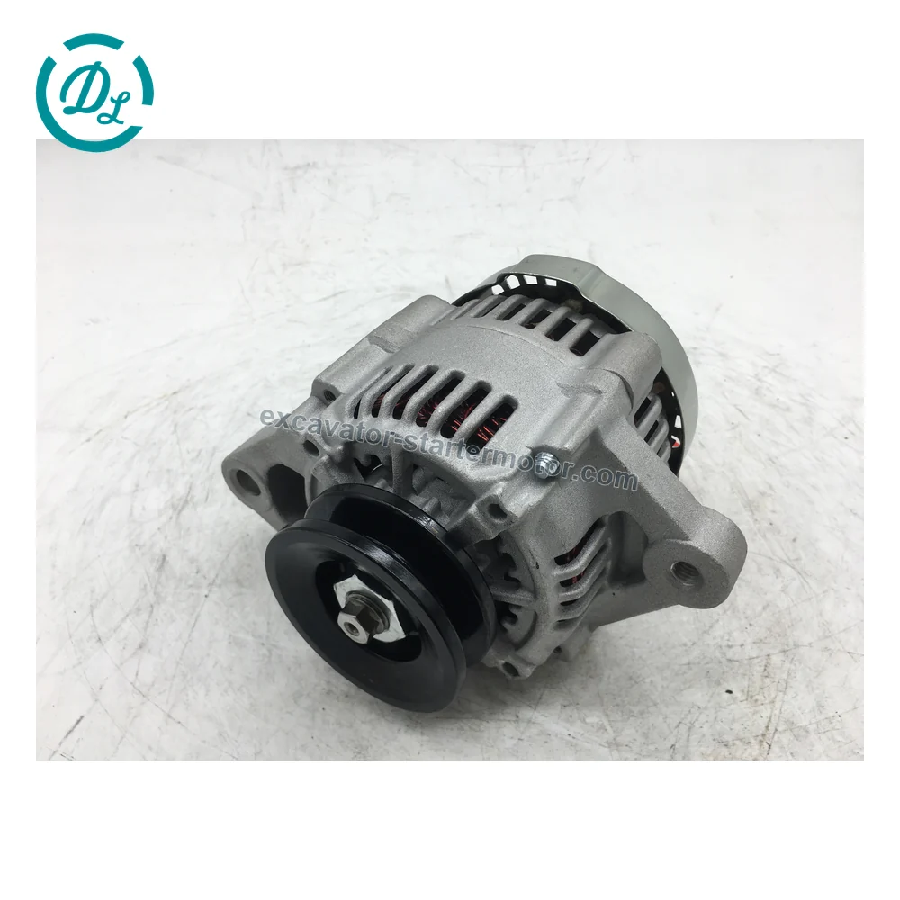 100211-4610 12V 30A Alternator for Kubota D1703 V2203 F2803, OEM/reference 100211-4610, 12V 30A Internally Regulated Alternator, product view 4