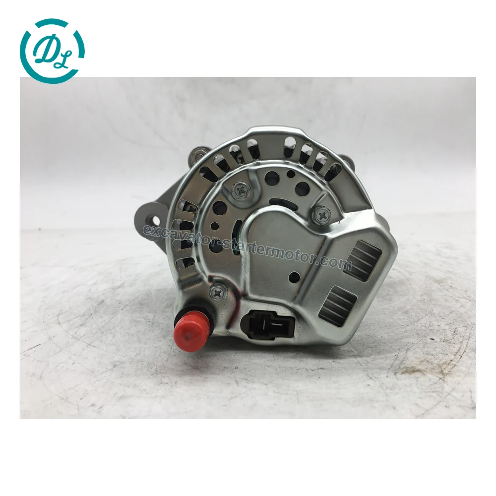 100211-4610 12V 30A Alternator for Kubota D1703 V2203 F2803, OEM/reference 100211-4610, 12V 30A Internally Regulated Alternator, product view 5
