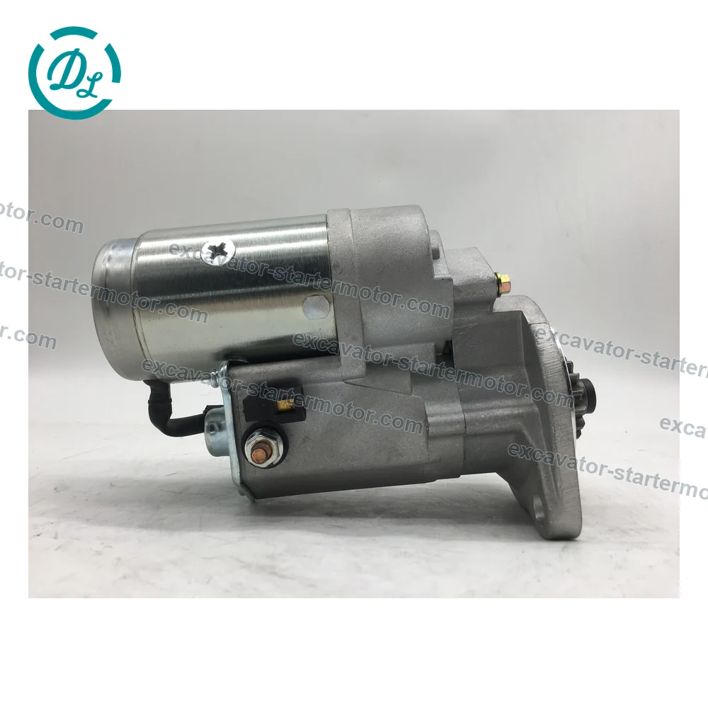 129429-77010 12V 2.0kW 15T Starter for Yanmar 4TN84 Tractors, OEM/reference 129429-77010, 12V 2.0kW CW 15-Tooth Starter