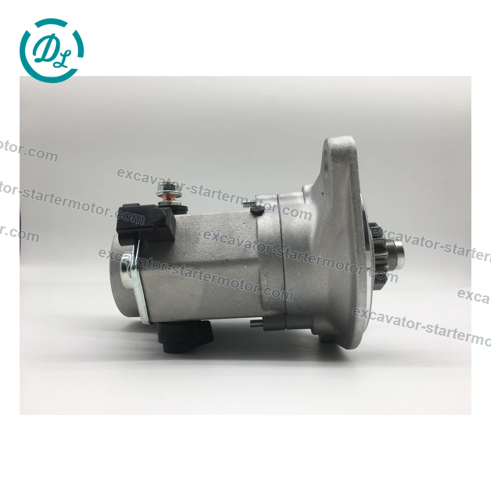 129129-77010 Starter for Yanmar 3TNE84 3TNE88 3TNV88, OEM/reference 129129-77010, 12V Starter Motor, product view 2
