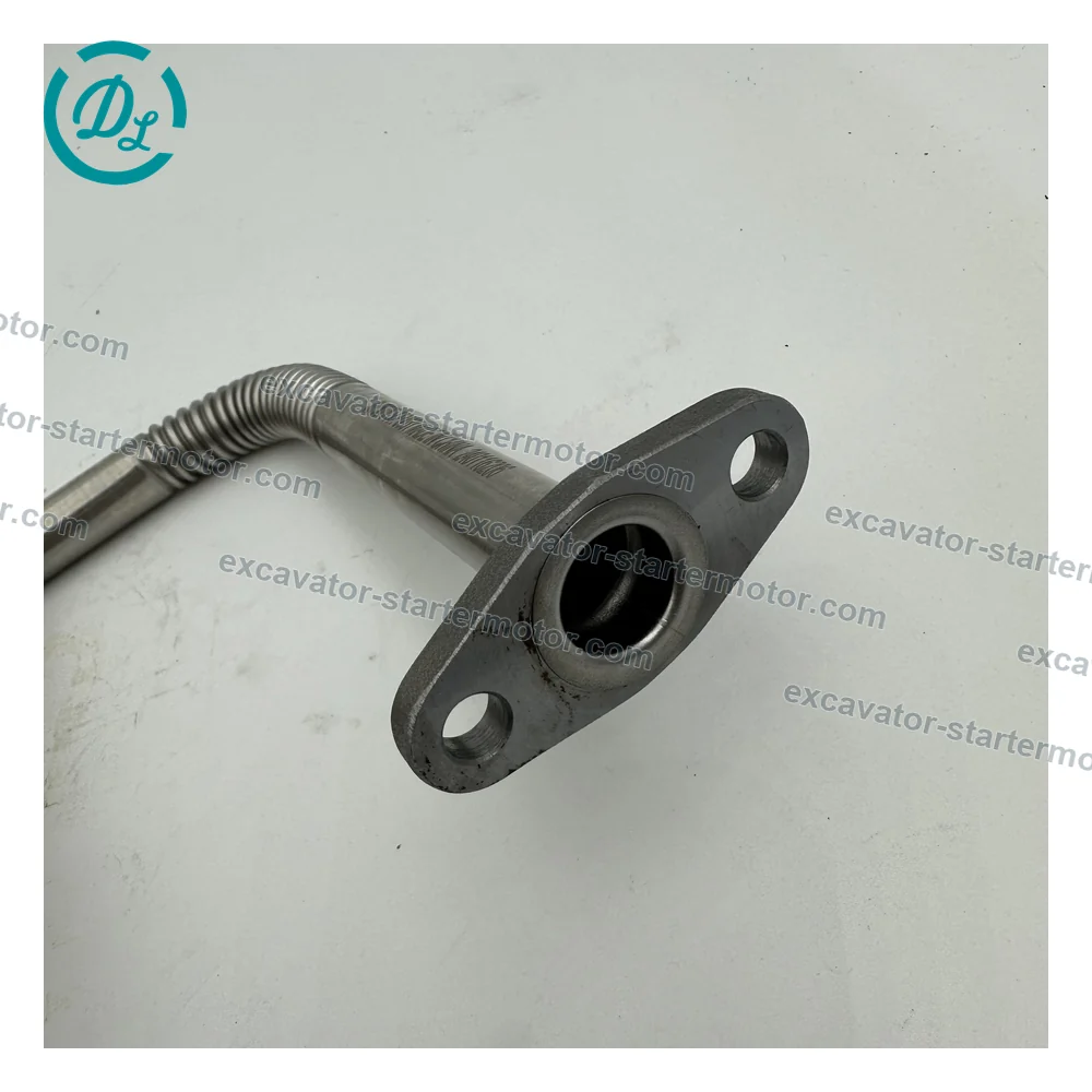 3975076 Turbo Oil Drain Connection for Cummins QSB6.7 QSB7, OEM/reference 3975076, Turbocharger Oil Drain Connection, product view 6