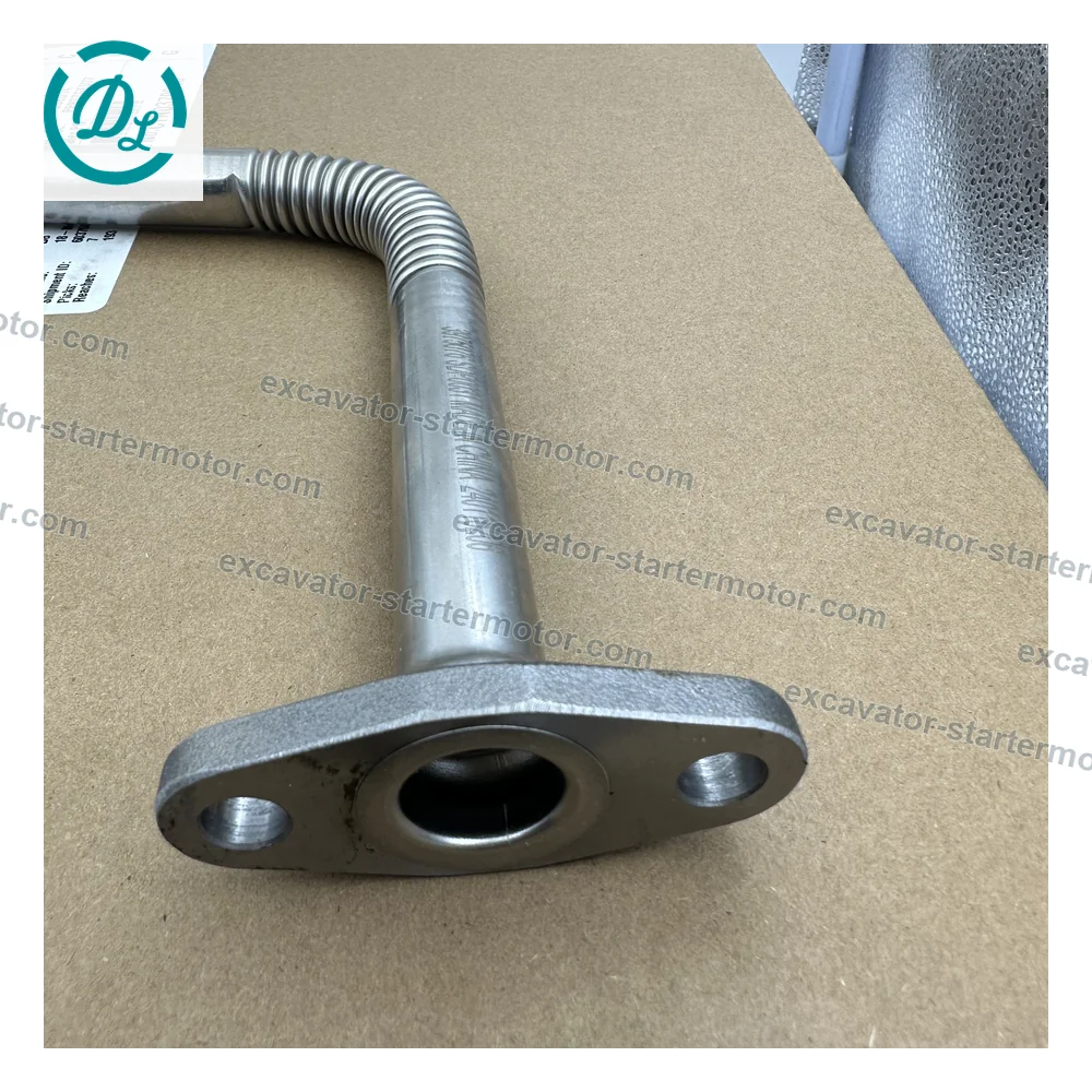 3975076 Turbo Oil Drain Connection for Cummins QSB6.7 QSB7, OEM/reference 3975076, Turbocharger Oil Drain Connection, product view 7