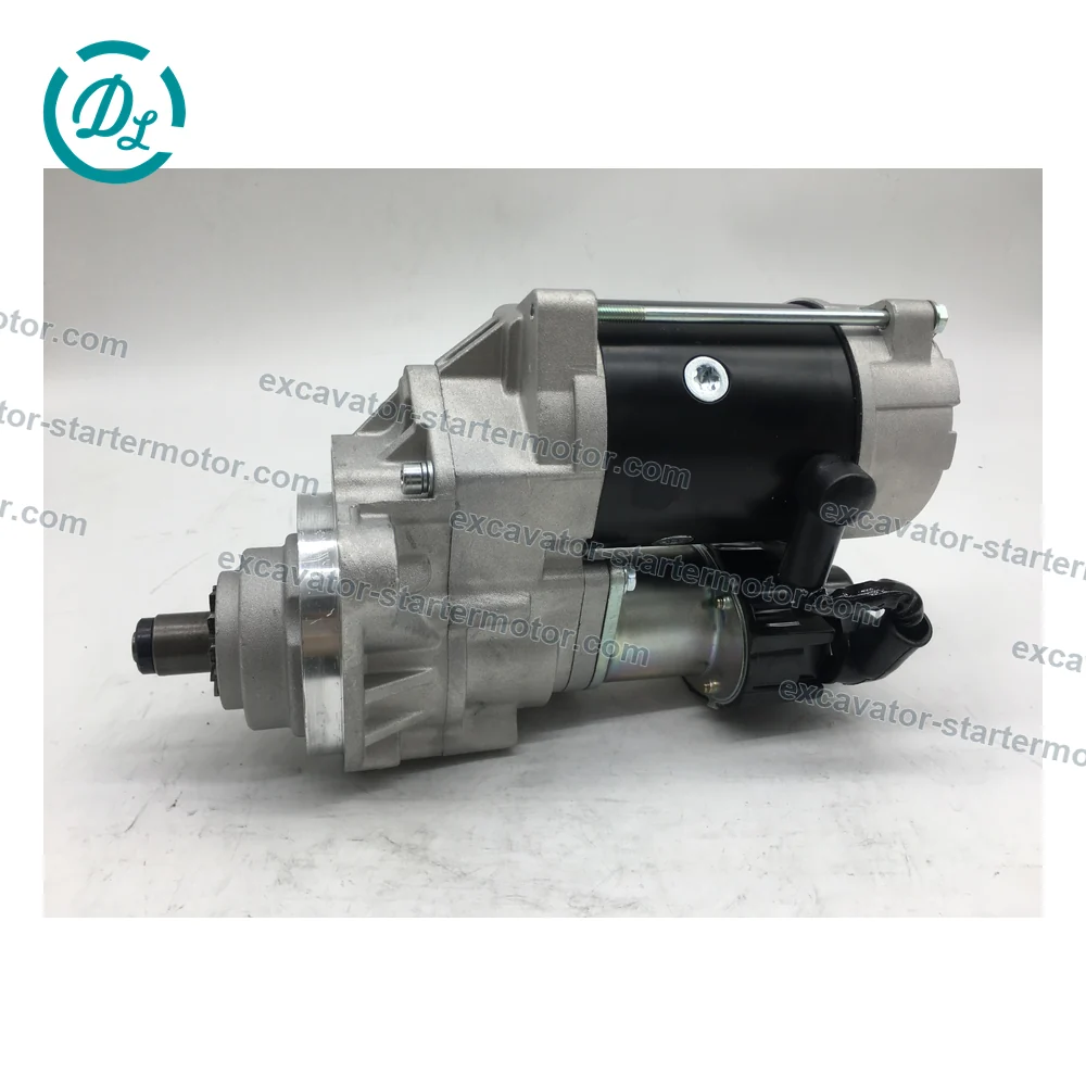 600-836-3210 0-24000-0040 24V Starter for Komatsu 4D95T 4D102 PC60 PC130, OEM/reference 600-836-3210, 24V Starter - Confirm Output and Teeth, product view 3