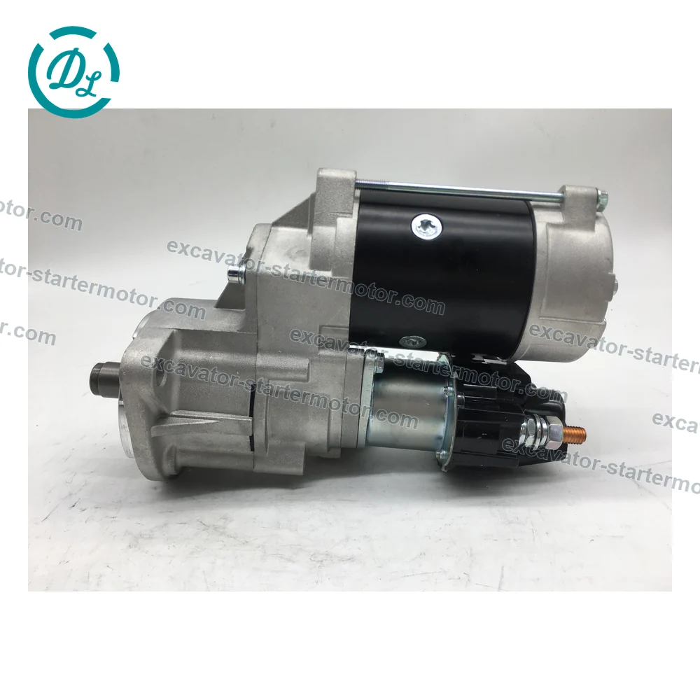 600-836-3210 0-24000-0040 24V Starter for Komatsu 4D95T 4D102 PC60 PC130, OEM/reference 600-836-3210, 24V Starter - Confirm Output and Teeth, product view 6