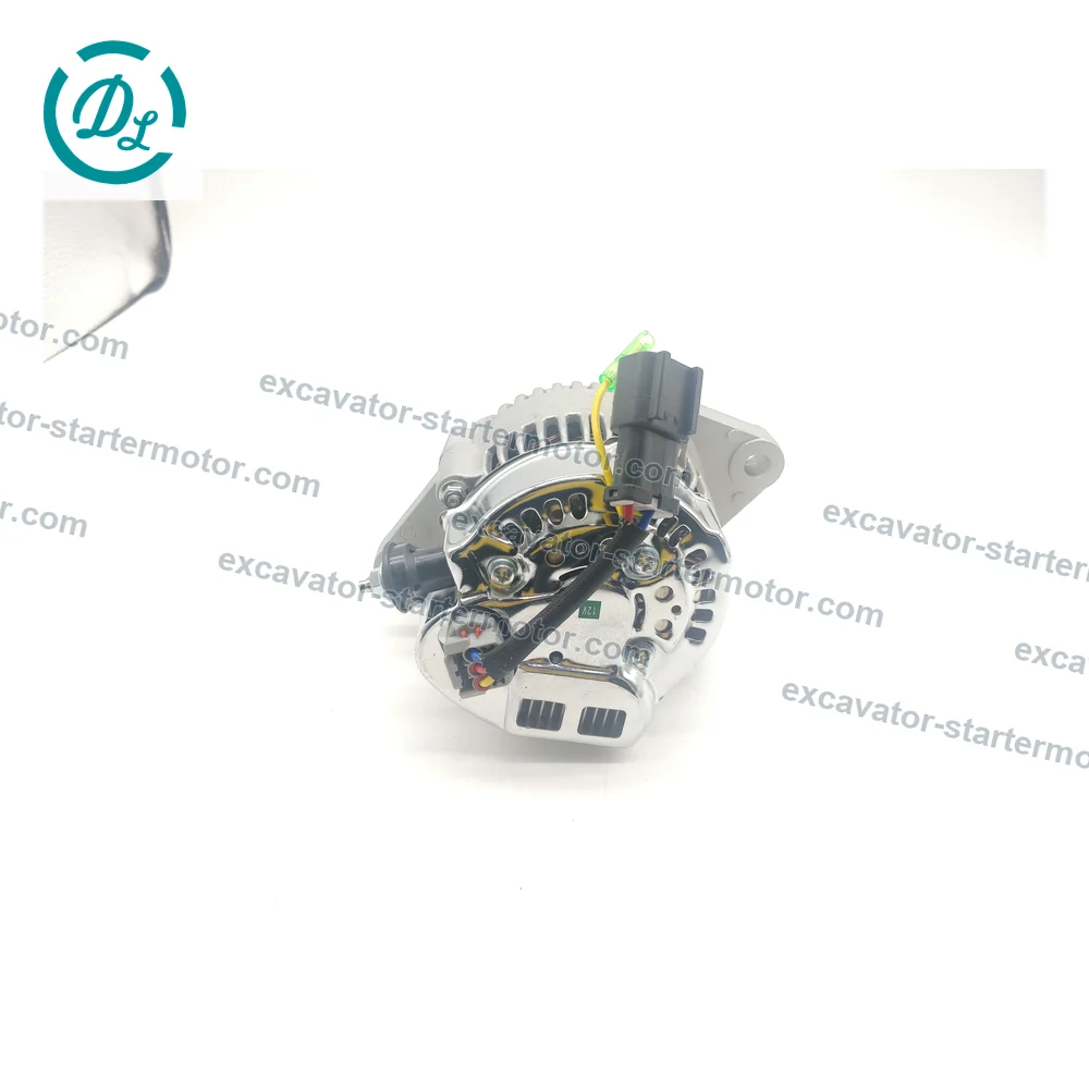 123951-77200 12V 55A Alternator for Yanmar 4TNV98T 4TNV106, OEM/reference 123951-77200, 12V 55A Alternator, product view 4