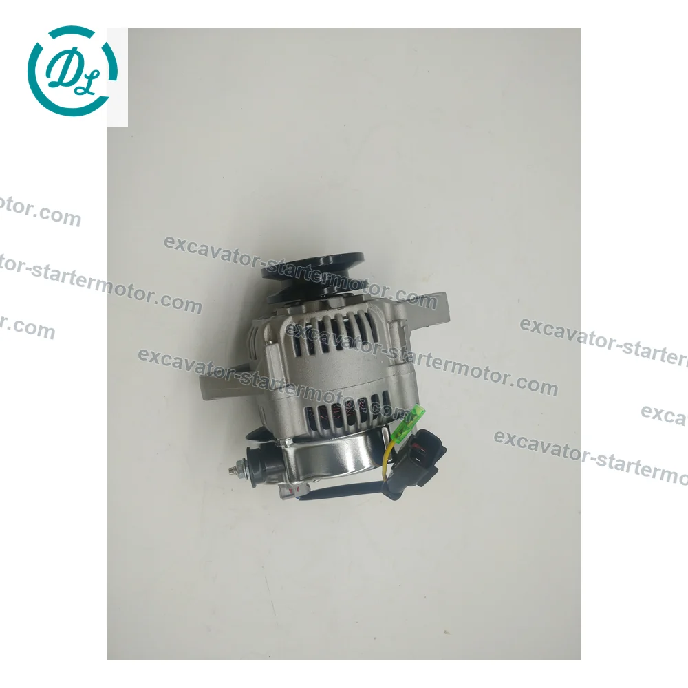 123951-77200 12V 55A Alternator for Yanmar 4TNV98T 4TNV106, OEM/reference 123951-77200, 12V 55A Alternator, product view 6