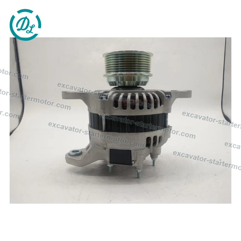 A004TR5894ZT 24V 130A Alternator for Renault and Volvo Heavy-Duty Trucks, OEM/reference A004TR5894ZT, 24V 130A Heavy-Duty Alternator, product view 2